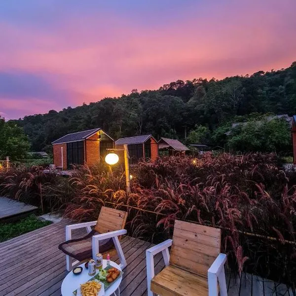 The Maewin Coffee & Cottage Economy Twin Room, hotel v destinaci Ban Yang Huai Tong