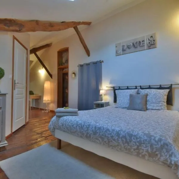 Chambre d'hôtes L'altitude - Domaine la Rose des vents, hotel em Castelnau-sur-lʼAuvignon