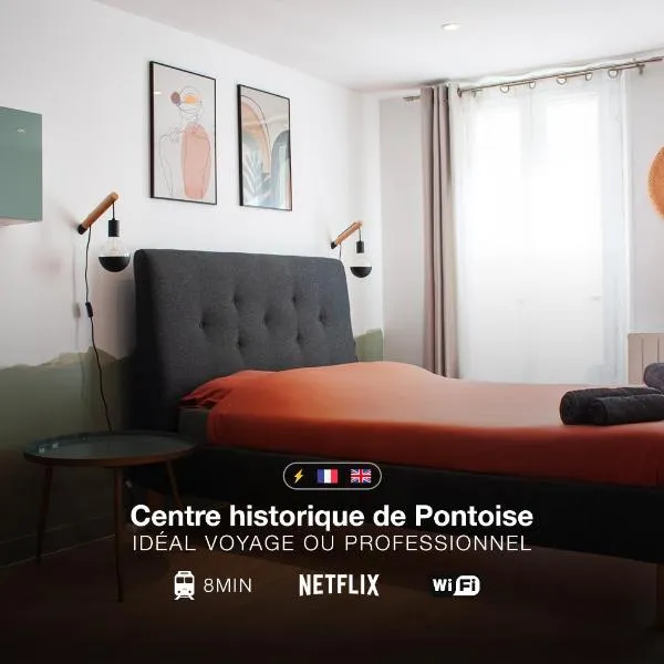 Studio cosy en plein cœur historique de Pontoise, hotel em Pontoise