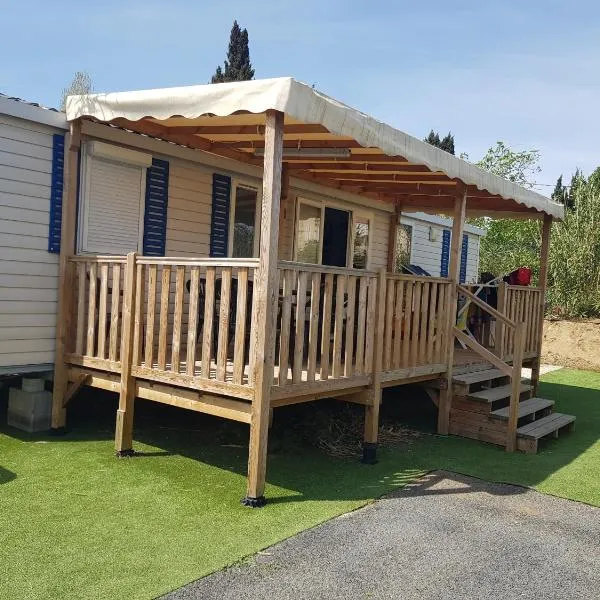 mobil home 8 personnes les sables du midi, hotell Sérignanis