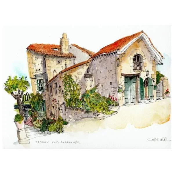 Bellevue de La Rive Gauche, Hotel in Pessac-sur-Dordogne