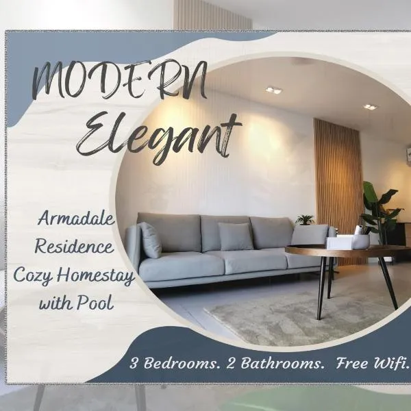 Elegant Armadale Homestay With Pool at Galacity, hotel in Kuching