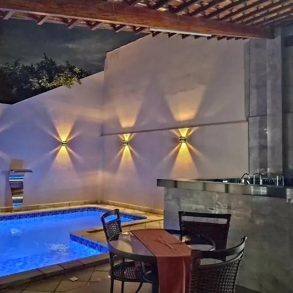 Piscina Aquecida, Ar condicionado Casa Inteira,Caminhos da Canastra, hotel v destinaci São João Batista do Glória