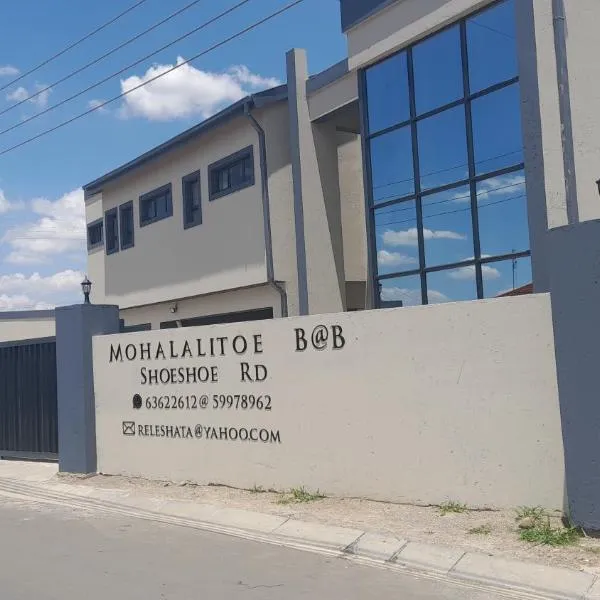 MOHALALITOE B and B, hotel in Maseru