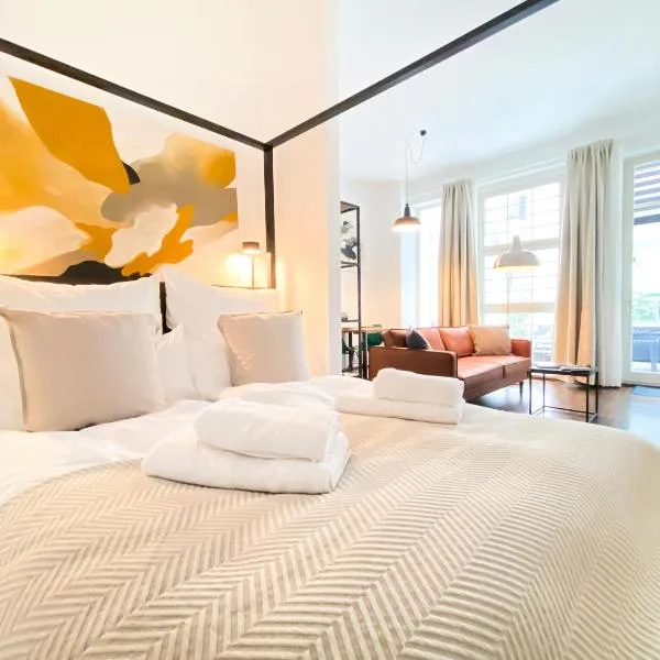 Modernes Loft-Apartment inkl Tiefgarage im Zentrum Leipzigs, hótel í Leipzig