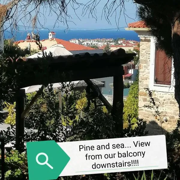 Pine & sea house, hotel in Nikiti