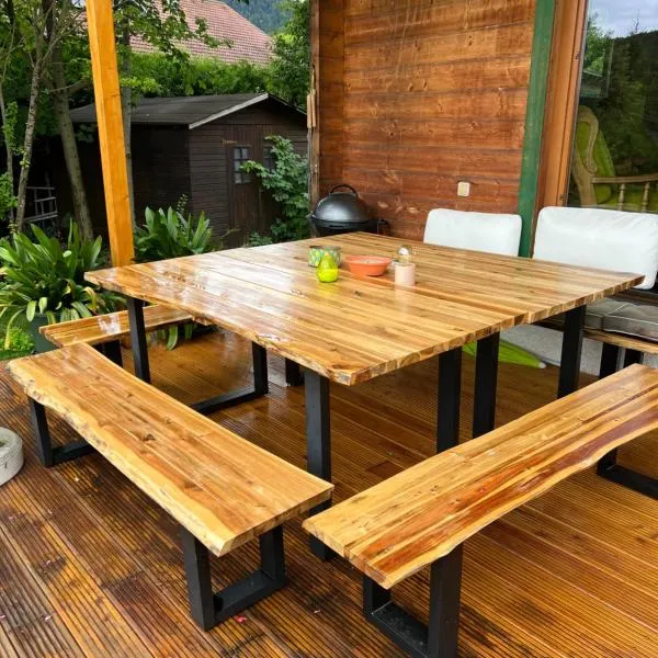 Viesnīca Chalet Panoramagemach Nähe Stuhleck, Semmering, Schneeberg und Rax pilsētā Neikirhene