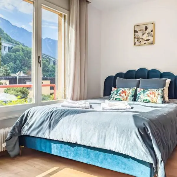 Mountain Sunrise Studio, hotel v destinaci Veytaux