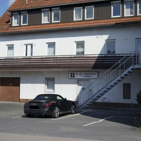 Budget Boarding House Weidenberg, hotel en Speichersdorf