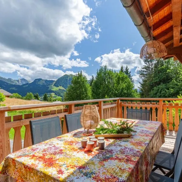 Chalet L'oréade, hotel v destinaci Manigod