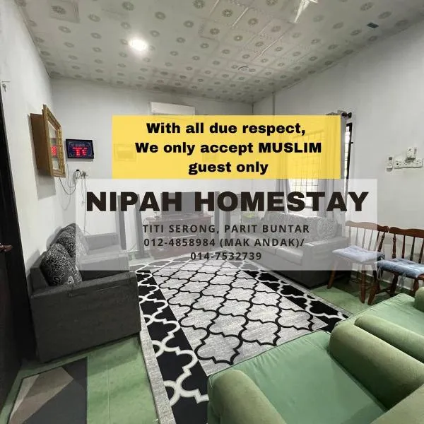 Nipah Homestay Parit Buntar, hotel v destinaci Parit Buntar