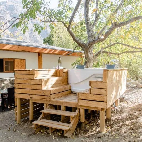 Cabaña de montaña (jacuzzi exterior), viešbutis mieste San Alfonso