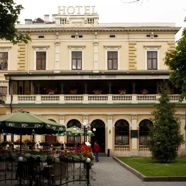Wien Hotel, hotel ve Lvově