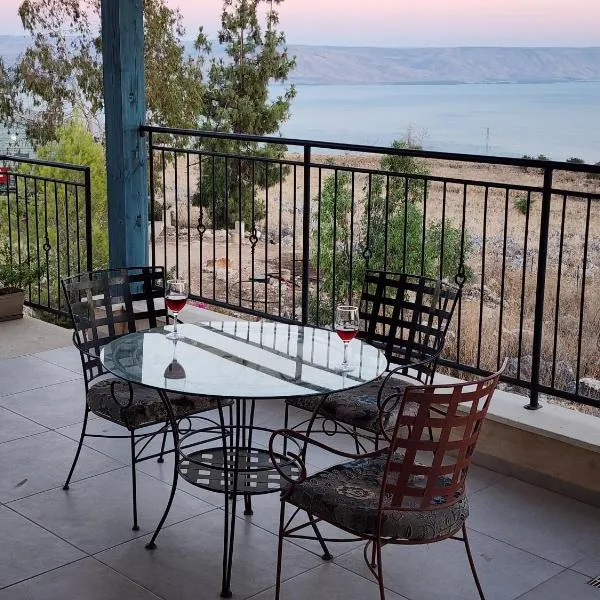 מול הכנרת Over looking the Sea of Galilee, отель в городе Коразим