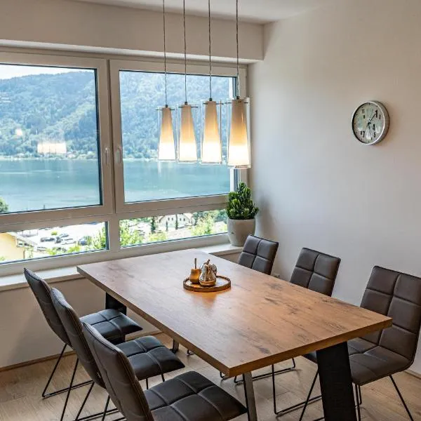 Top 9 Alpe Maritima - Lakeview Apartment mit Bergkulisse, hotel v destinaci Annenheim