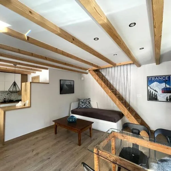 Cosy appartement centre chamonix, hotel v destinaci Chamonix-Mont-Blanc