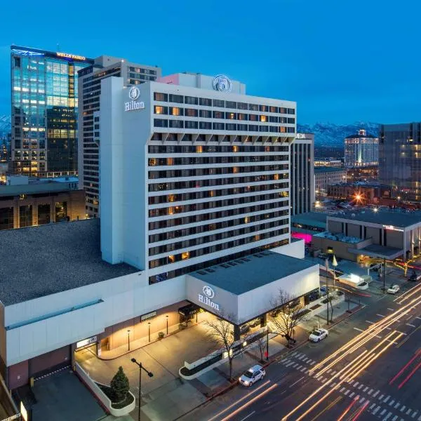 Hilton Salt Lake City Center، فندق في مدينة سولت ليك