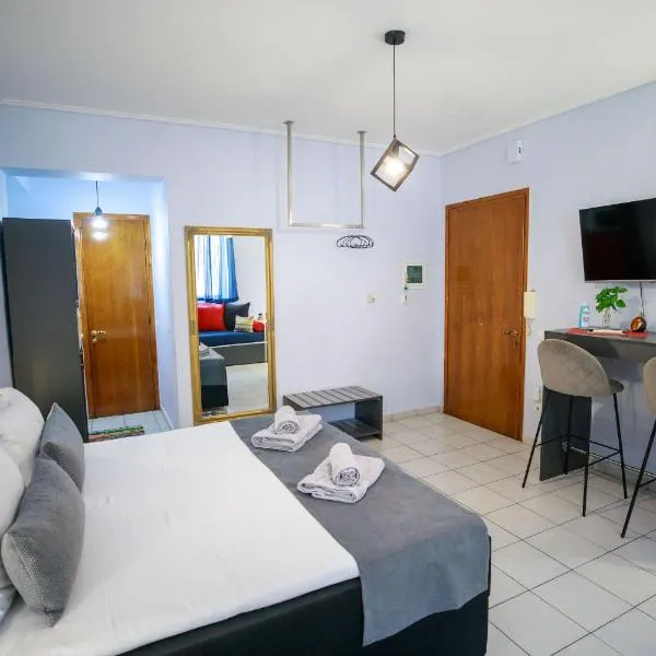 Adriana's downtown studio-parking lot included, hotel in Patra