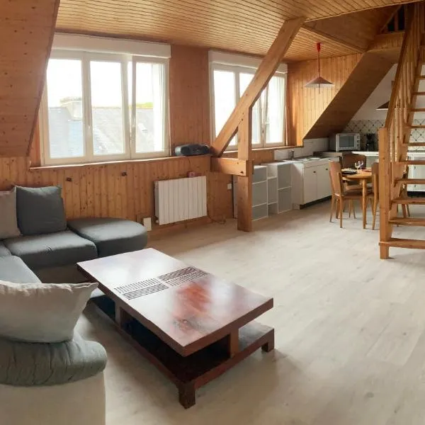 Appartement complet 65 m2 avec terrasse sud 18 m2, hotel v destinaci Scaër