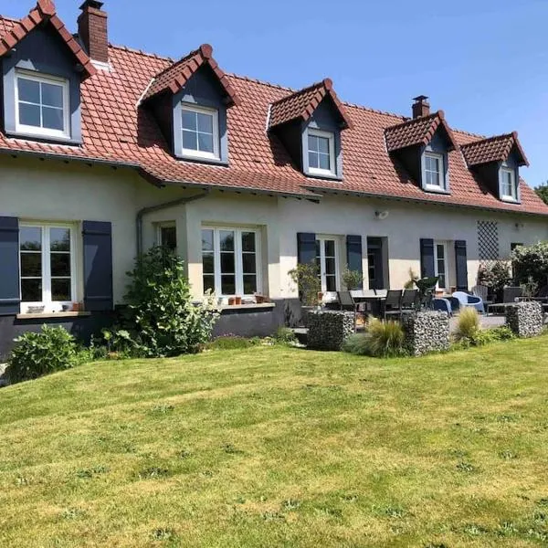 La longère en Baie - au calme sur Saint Valery pour 4, hôtel à Saint-Valery-sur-Somme