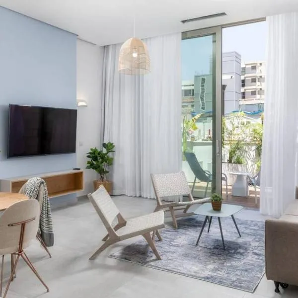 דירת גן יוקרתית 50 מטר מהים - By Edomlux, hotel en Eilat