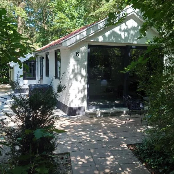 Relaxed Luxery forest view bungalow with Jacuzzi, hótel í Hattemerbroek