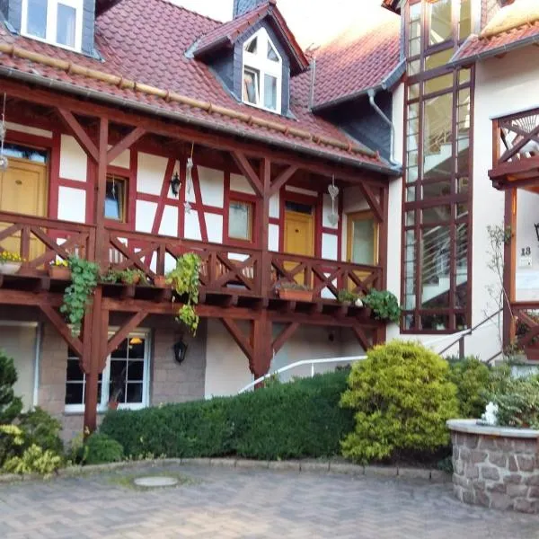 Pension Rüdigsdorfer Schweiz, hotel v destinaci Nordhausen