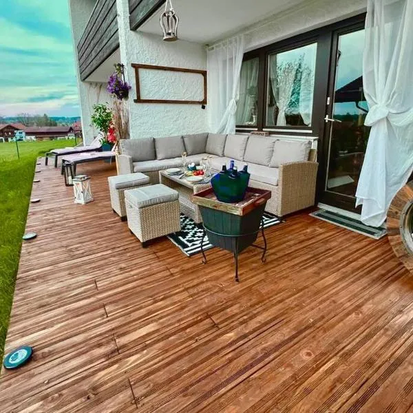 Terrassenwohnung Bibi am Chiemsee, hotel di Grabenstätt