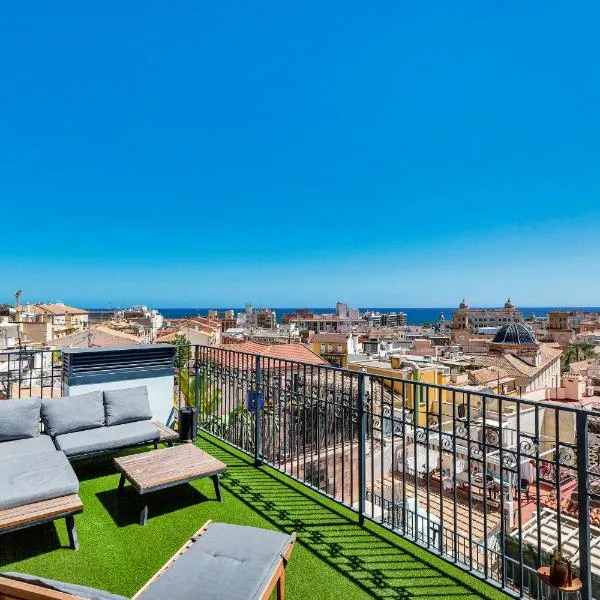 Apartaestudios Evolution Luxury, hotel v destinaci Alicante