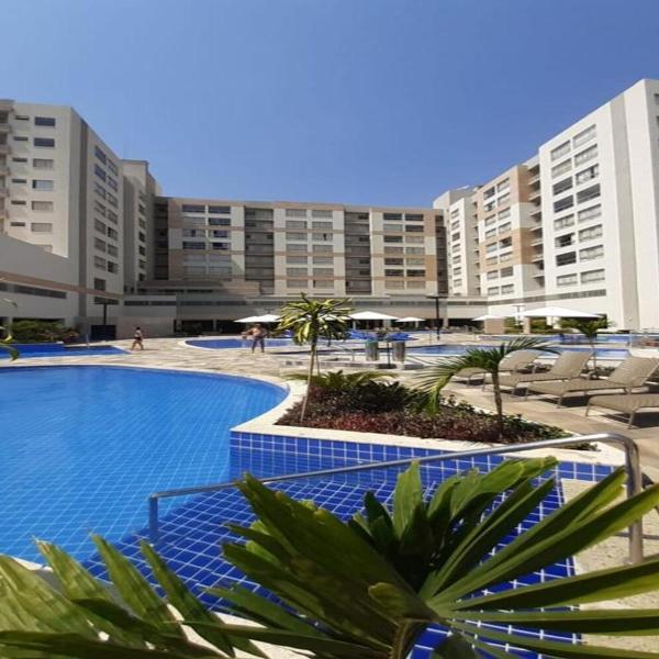 RIO QUENTE Park Veredas Flat 710 PERTO DO HOT PARK COM RIO DENTRO DO HOTEL - Foto 3