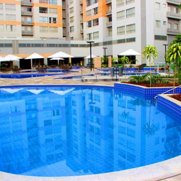 RIO QUENTE Park Veredas Flat 710 PERTO DO HOT PARK COM RIO DENTRO DO HOTEL