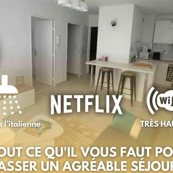 T2 Neuf en plein cœur de Rennes au bord de la vilaine, hôtel à Rennes