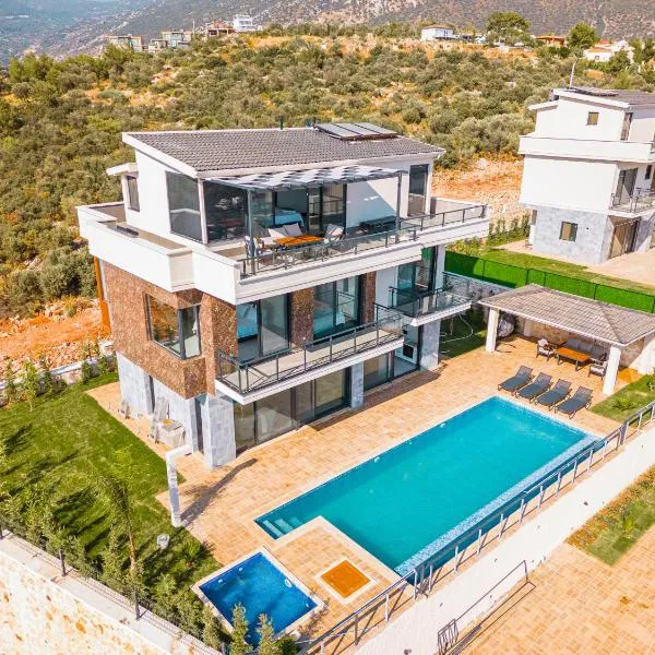 Kalkan Luxury Villas With Panoramic Sea View, hotel a Kaş