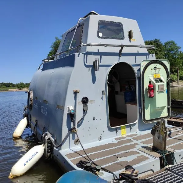 Ausgebautes Rettungsboot GORCH POTT, hotel v Hamburku
