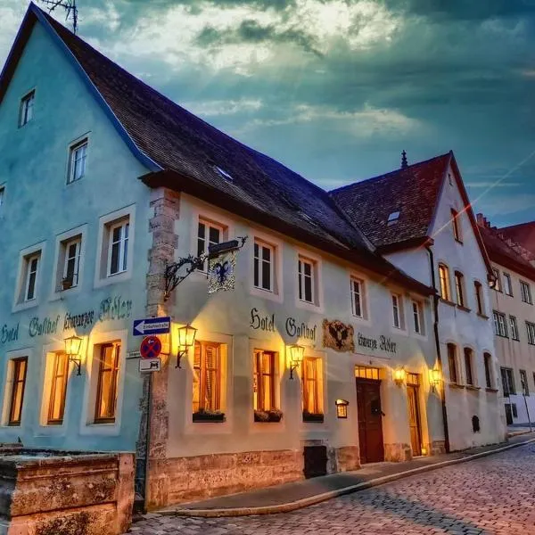 Hotel Schwarzer Adler, hotel en Rothenburg ob der Tauber