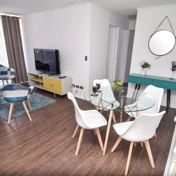 Apartamento Altos del boldo, cómodo, hotel sa Curicó