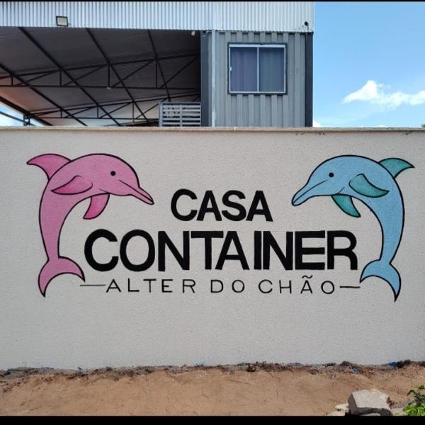 Casa de container alter do chão