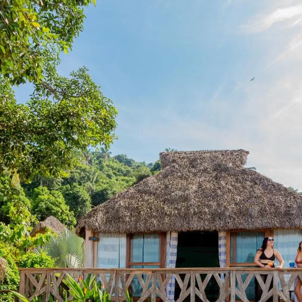 Amaca Beach Hotel - Eco Resort Quiimixto, hotel in Yelapa