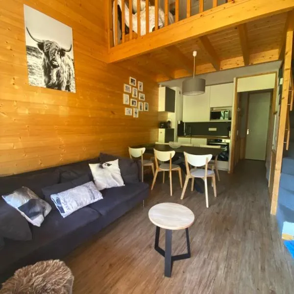 Appartement duplex 6 couchages 2sdb Parking Ménage inclus, hotel a Valmorel