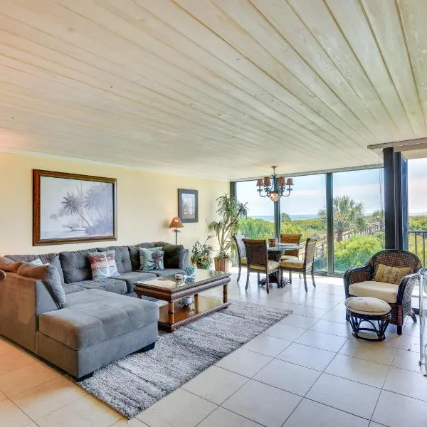 Beachfront St Augustine Beach Condo, Stunning View, hotel en St. Augustine