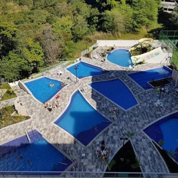 Flat Park Veredas- Vista Piscinas - Acesso ao Rio - 11 Piscinas - Próximo ao Hot Park - A5 - Foto 5