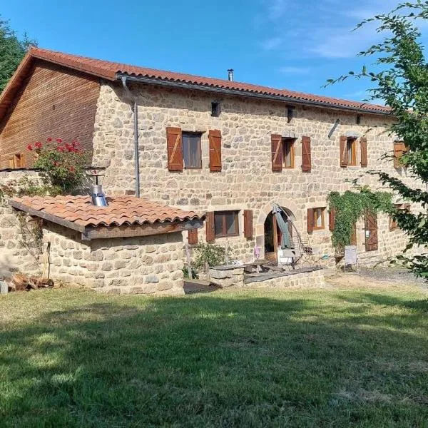 Grange De Sagne maison et table d hôtes avec dîner sur réservation – hotel w mieście Saint-Jean-Roure
