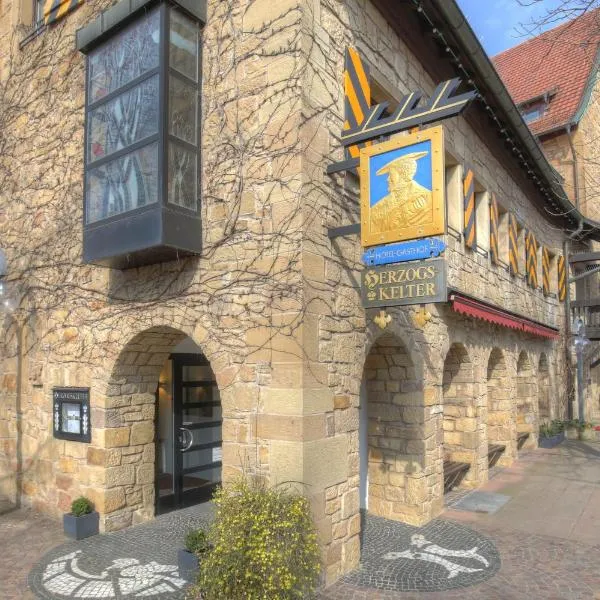 Herzogskelter Restaurant Hotel, hotel in Zaberfeld