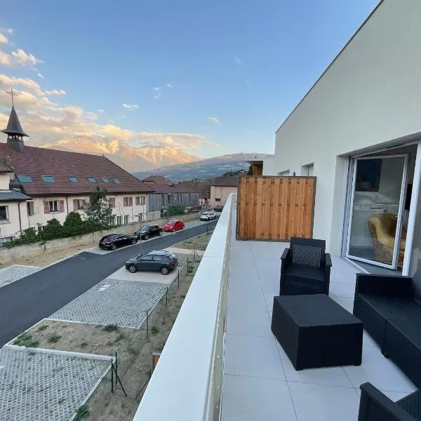 Appartement au pied du Mont-Blanc 2!, hotel Sallanches-ban