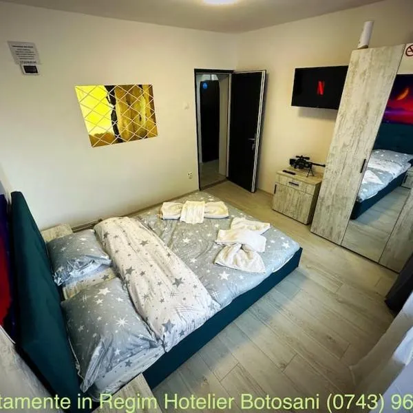 Apartament cu 2 dormitoare decomandat/Utilat acceptam plata cu cardul oferim factura, hotel v destinaci Botoşani