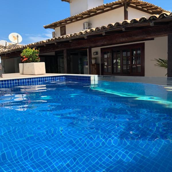 Geribá - piscina de vidro com hidromassagem - 12 pessoas