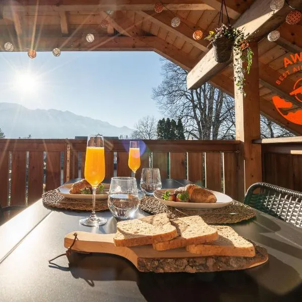 Swiss Alps View Apartment - contactless self check-in, Hotel in Erlenbach im Simmental