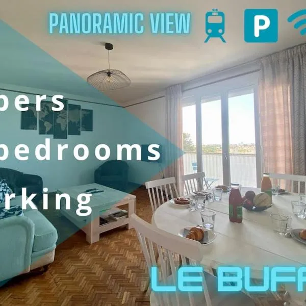Le Buffel - Appartement 4 chambres, Parking, Wi-fi, Tram - 8pers、モンペリエのホテル