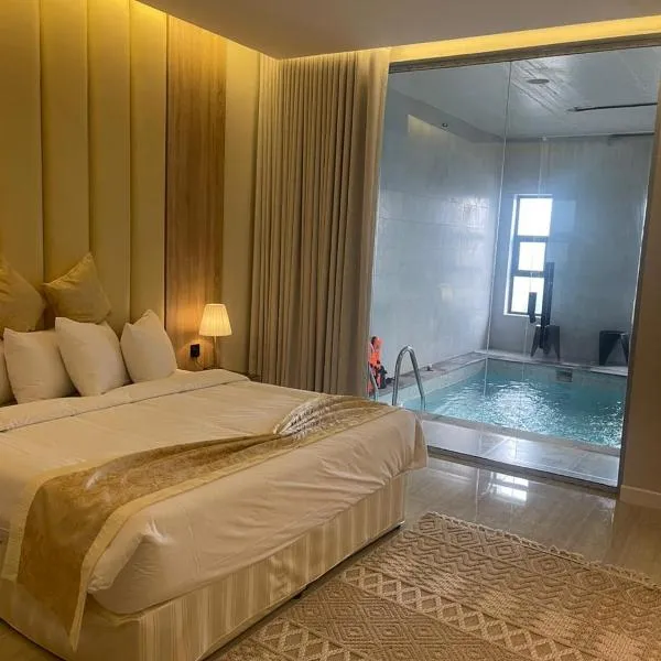 منتجع واحة النخيل, hotell i Al Shafa