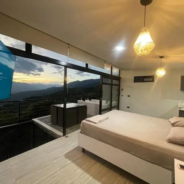 Cabaña en Sopetran con jacuzzi, hotel a Sopetrán